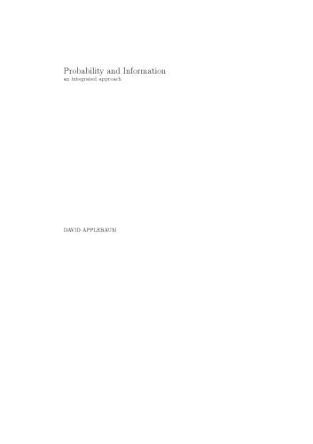 Probability and information: an integrated approach