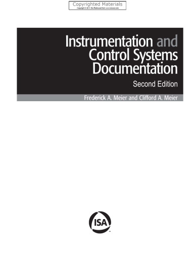 Instrumentation and Control Systems Documentation