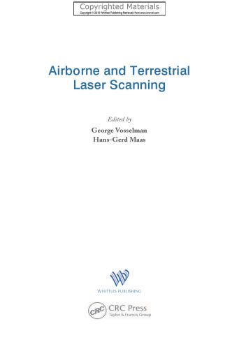 Airborne and Terrestrial Laser Scanning