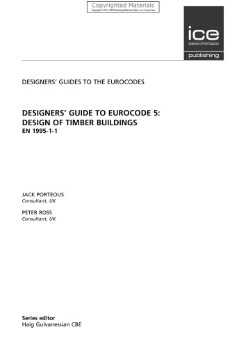 Designers' Guide to Eurocode 5 - Design of Timber Buildings EN 1995-1-1