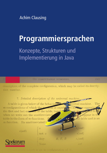 Programmiersprachen: Konzepte, Strukturen und Implementierung in Java