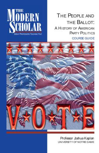 The people and the ballot : a history of American party politics