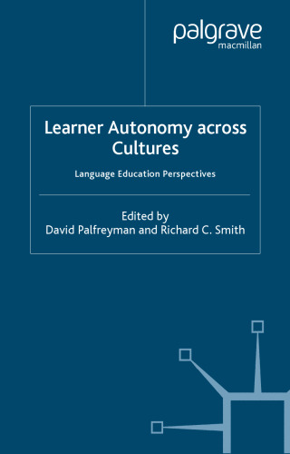 Learner autonomy across cultures : language education perspectives