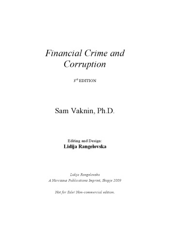 Financial Crime and Corruption