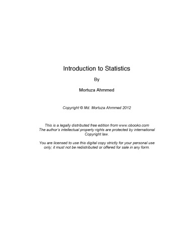 Introduction to Statistics