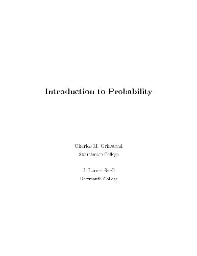 Introduction to probability