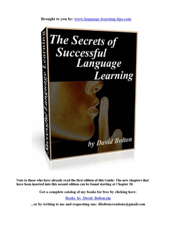 The Secrets of Successful Language Learning