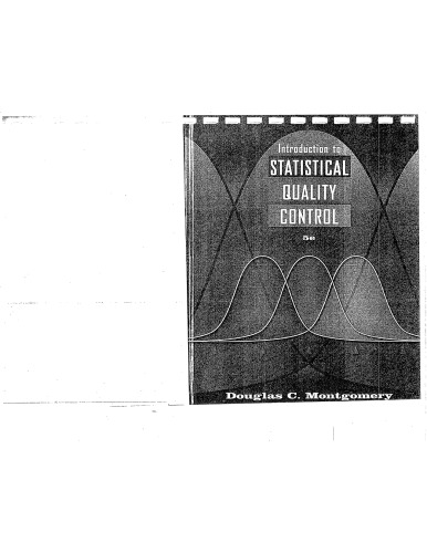 Introduction to statistical quality control