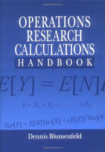 Operations research calculations handbook