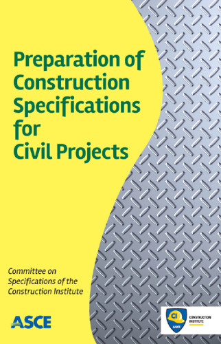 Preparation of construction specifications for civil projects