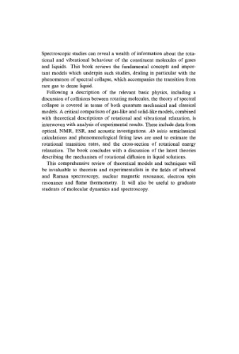 Spectroscopy of molecular rotation in gases and liquids