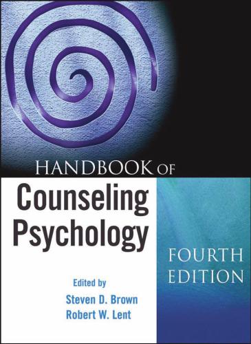 Handbook of counseling psychology