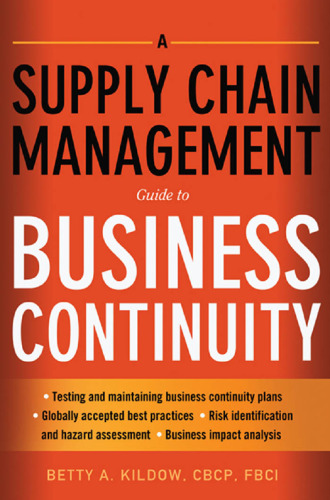 A supply chain management guide to business continuity