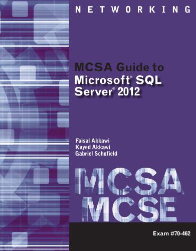 Mcts guide to microsoft sql server 2008