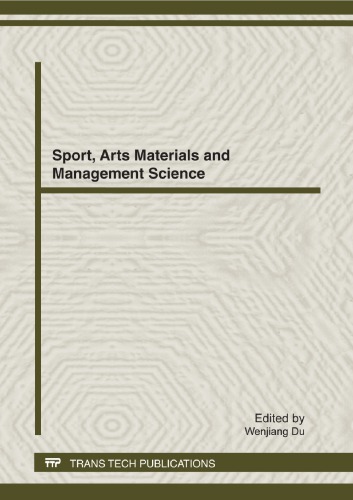 Sport, Arts Materials and Management Science