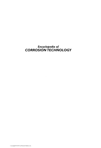 Encyclopedia of corrosion technology