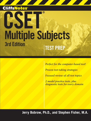 CliffsNotes® CSET®: Multiple Subjects, 2nd Edition