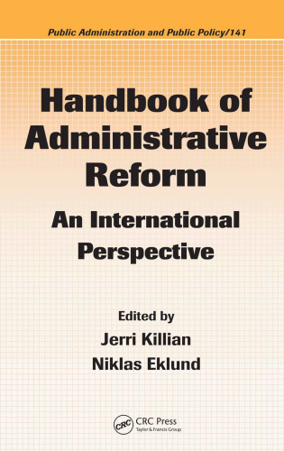 Handbook of Administrative Reform: An International Perspective