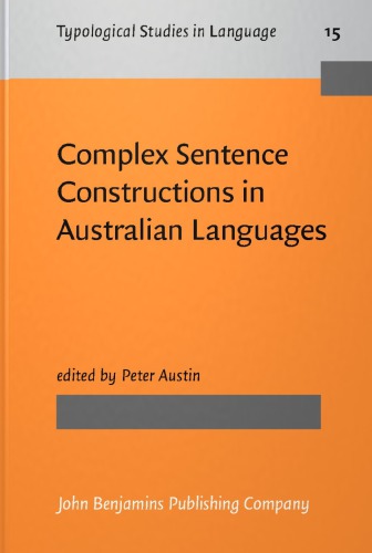 Complex Sentence Constructions in Australian Languages