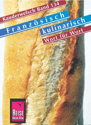 Französisch kulinarisch - Wort für Wort