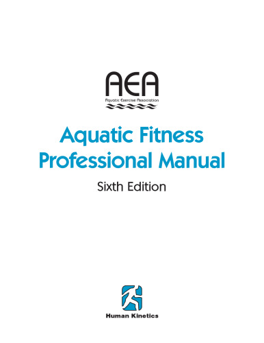 Aquatic fitness professional manual