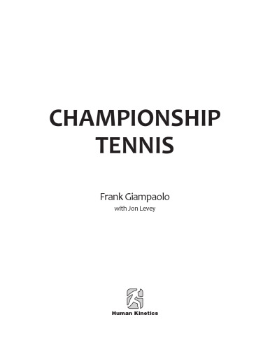 Championship tennis