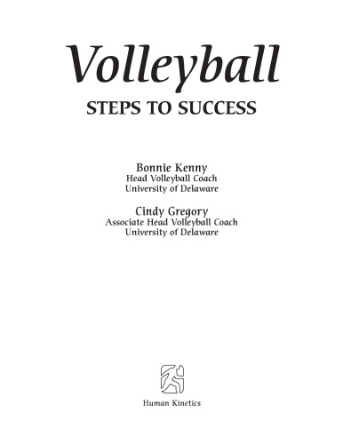 Volleyball : steps to success