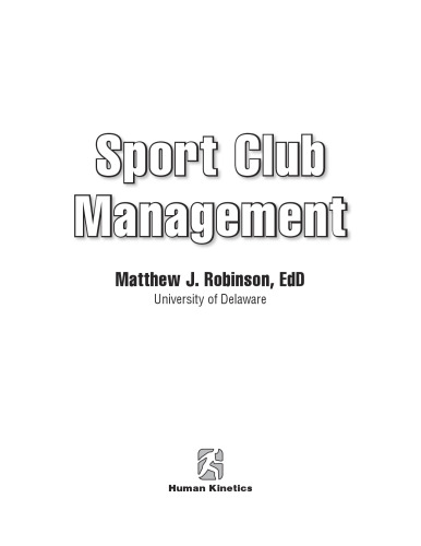 Sport Club Management