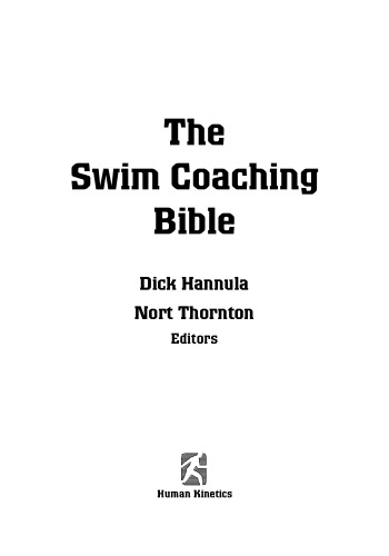 The Swim Coaching Bible, Volume I