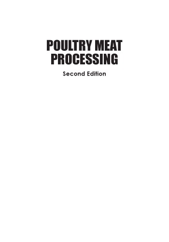 Poultry Meat Processing, Second Edition