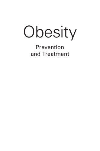 Obesity: Prevention and Treatment