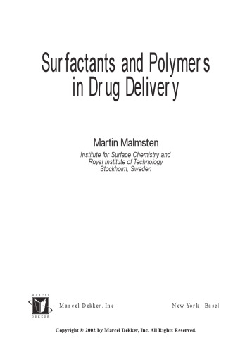 Surfactants and Polymers in Drug Delivery