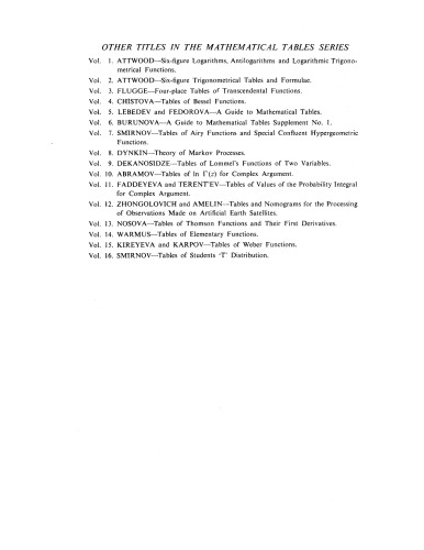 Tables of Lamé Polynomials