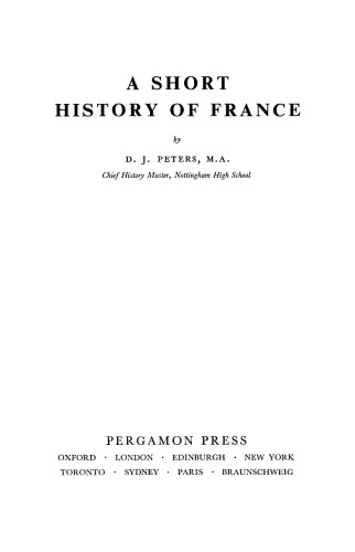 A Short History of France