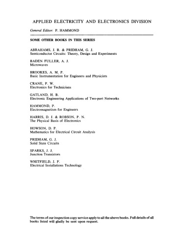 Devices and Amplifier Design. Electronics from Theory Into Practice