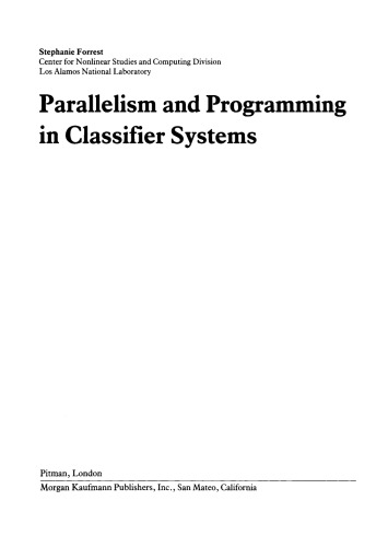 Parallelism and Programming in Classifier Systems