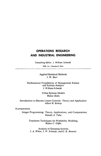 Introduction to Discrete Linear Controls. Theory and Application