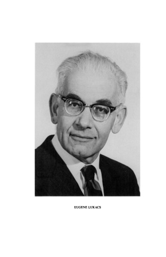 Contributions to Probability. A Collection of Papers Dedicated to Eugene Lukacs