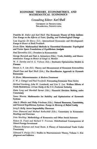 Trade, Stability, and Macroeconomics. Essays in Honor of Lloyd A. Metzler