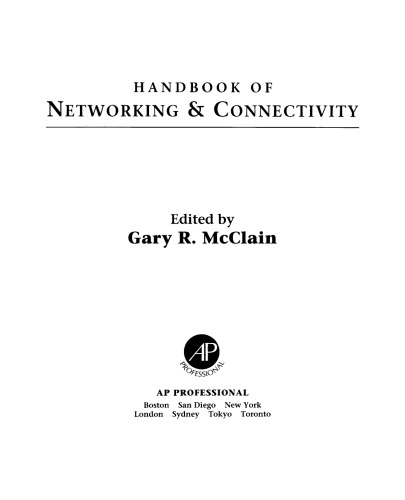 Handbook of Networking & Connectivity