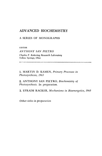 Mechanisms in Bioenergetics