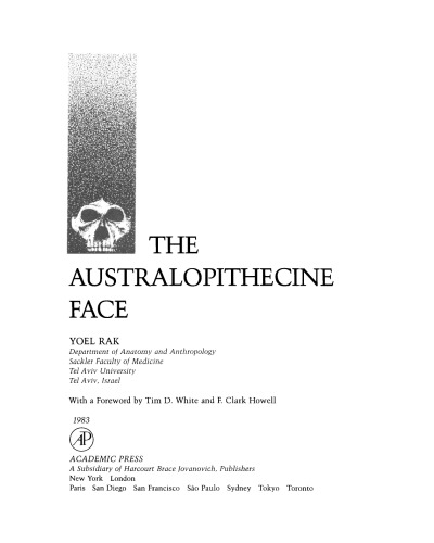 The Australopithecine Face