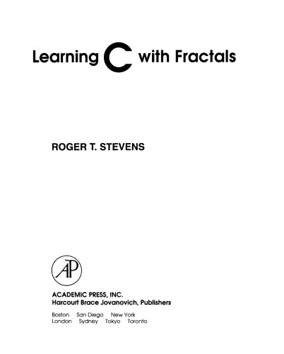 Learning C with Fractals