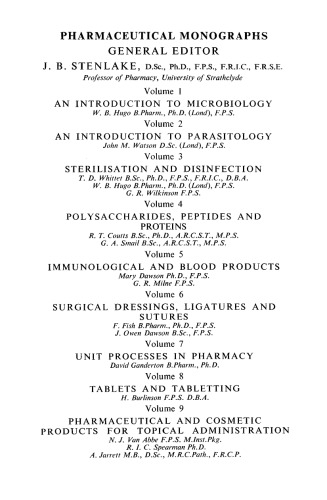 An Introduction to Microbiology. Pharmaceutical Monographs