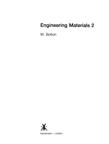 Engineering Materials. Volume 2