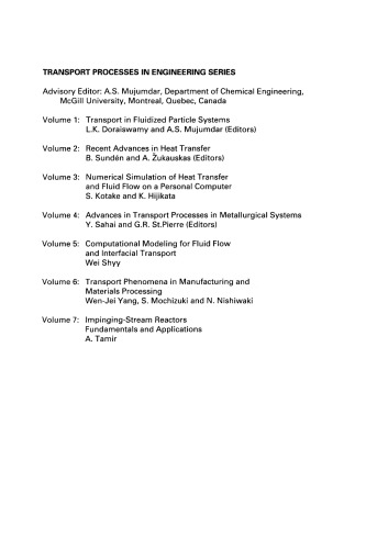 Impinging-Stream Reactors. Fundamentals and Applications