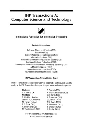 Interoperable Database Systems (Ds-5). Proceedings of the IFIP Wg2.6 Database Semantics Conference on Interoperable Database Systems (Ds-5), Lorne, Victoria, Australia, 16–20 November, 1992