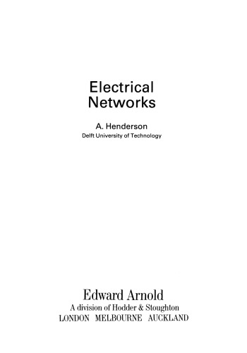 Electrical Networks