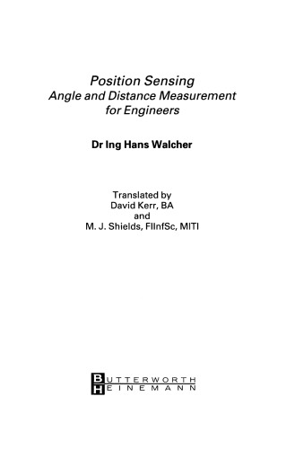 Position Sensing. Angle and Distance Measurement for Engineers