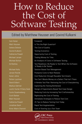 How to Reduce the Cost of Software Testing